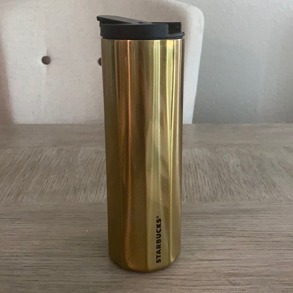 Gold Starbucks Tumbler - BRAND NEW